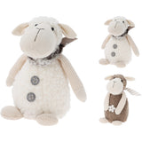 Sitting Sheep Soft Toy Easter Decoration | 19cm High Plush
