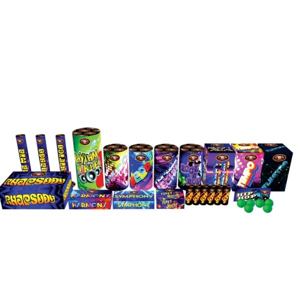 Bright Star Fireworks Selection Box | 48pc