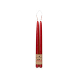 Atmosphera Red Taper Dinner Candles | 30cm, Pack of 2, 7+ Hour Burn Time
