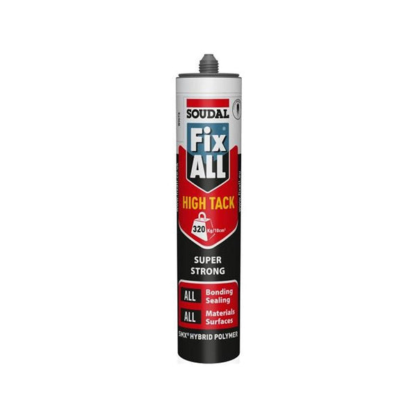 Soudal Fix All High Tack White Sealant Adhesive | 290ml