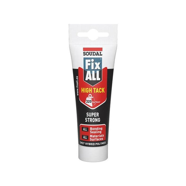 Soudal Fix All High Tack White Sealant Adhesive | 125ml