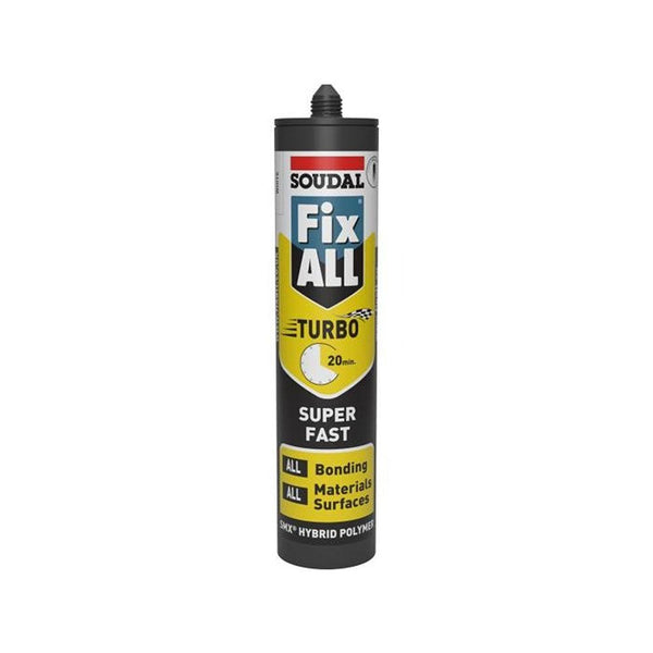 Soudal Fix All Turbo White Sealant Adhesive | 290ml