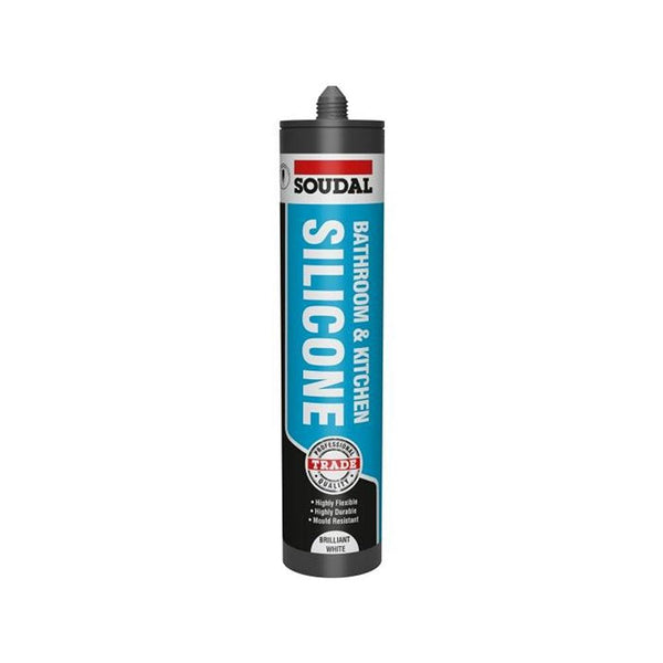 Soudal Trade Bathroom & Kitchen White Silicone | 290ml