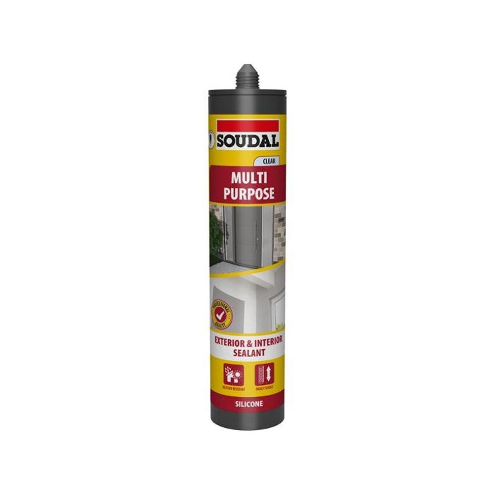 Soudal Multi Purpose Clear Silicone Sealant | 290ml