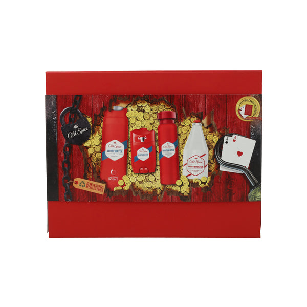 Old Spice Whitewater Grooming Gift Set | 4 Pieces, 550ml, Body Wash