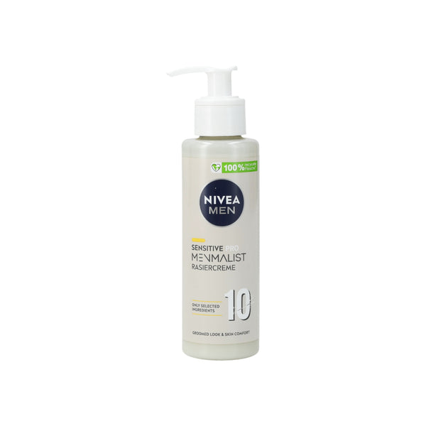 Nivea Sensitive Pro Minimalist Men's Shaving Cream | Pump, 100% Recycled Bottle