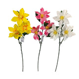 Artifical Zinnia Stem | 3 Assorted Colours