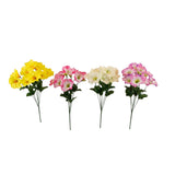 Petunia Bush 4 Assorted Colours | Artificial Flowers
