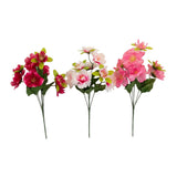 Azalea Bush 3as Colours | Artificial Flower Bunch | 3 Assorted Colours