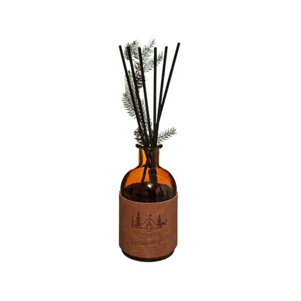 Atmosphera Fir Wild Reed Diffuser | 250ml, Amber Glass Bottle