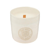 Atmosphera Jasmine Ceramic Pot Scented Candle | 350g, Wooden Wick