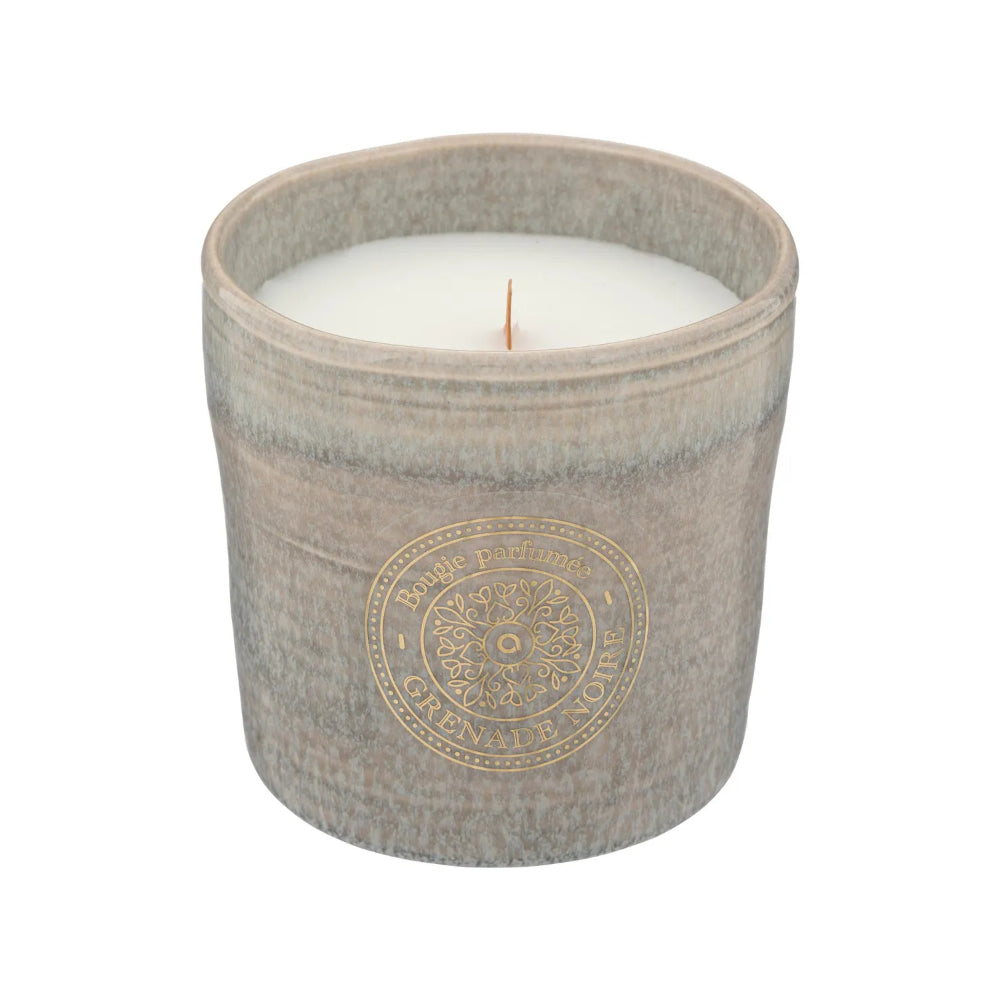 Atmosphera Black Pomegranate Scented Candle | 350g, Ceramic Pot