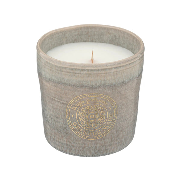 Atmosphera Black Pomegranate Scented Candle | 350g, Ceramic Pot