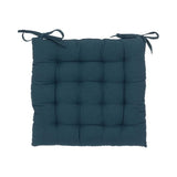 Atmosphera Tufted Seat Pad Chair Cushion | Dark Blue, 38 x 38cm