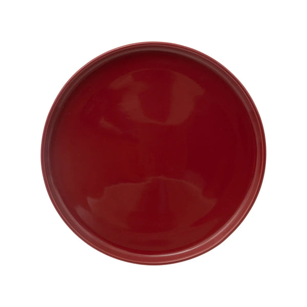 Secret de Gourmet Garnet Red Dinner Plate | 27cm, Glossy Finish