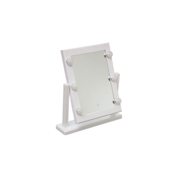 5FIVE Hollywood White LED Vanity Mirror | Touch Sensor, 40 x 37cm