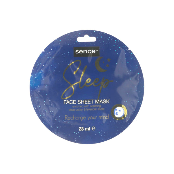 Sence Collecton Sleep Facial Sheet Mask | Lavender, Shea Butter, 23 ml