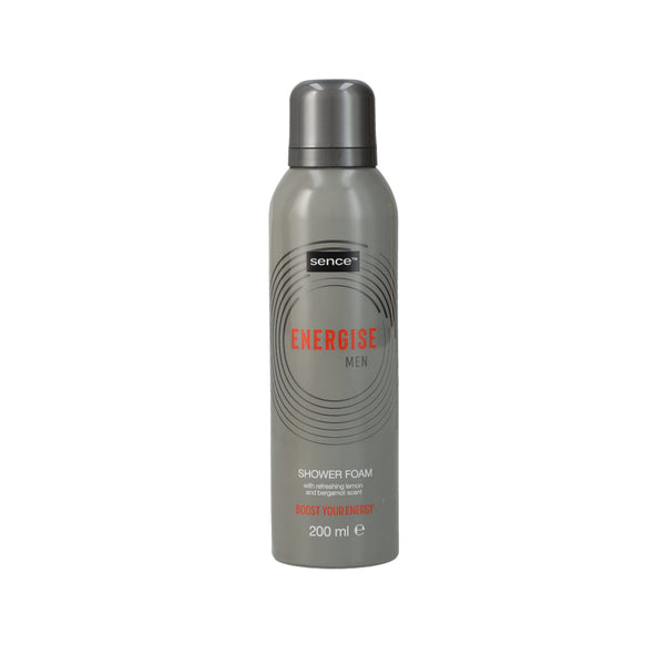 Sence Collecton Energising Men's Shower Foam | Lemon & Bergamot, 200 ml