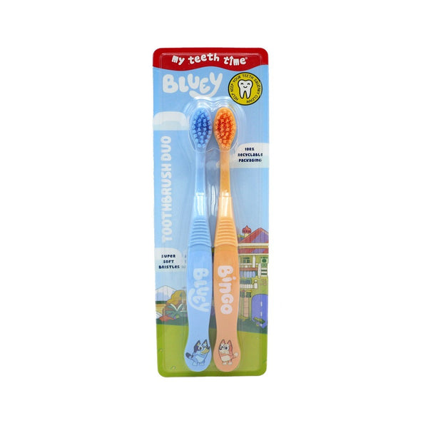 Bluey Toothbrush Duo - Soft Bristles 2 Pack