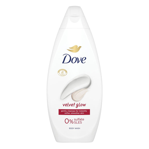 Dove Silky Velvet Body Wash | 225 ml, pH Balanced, Suitable for Sensitive Skin
