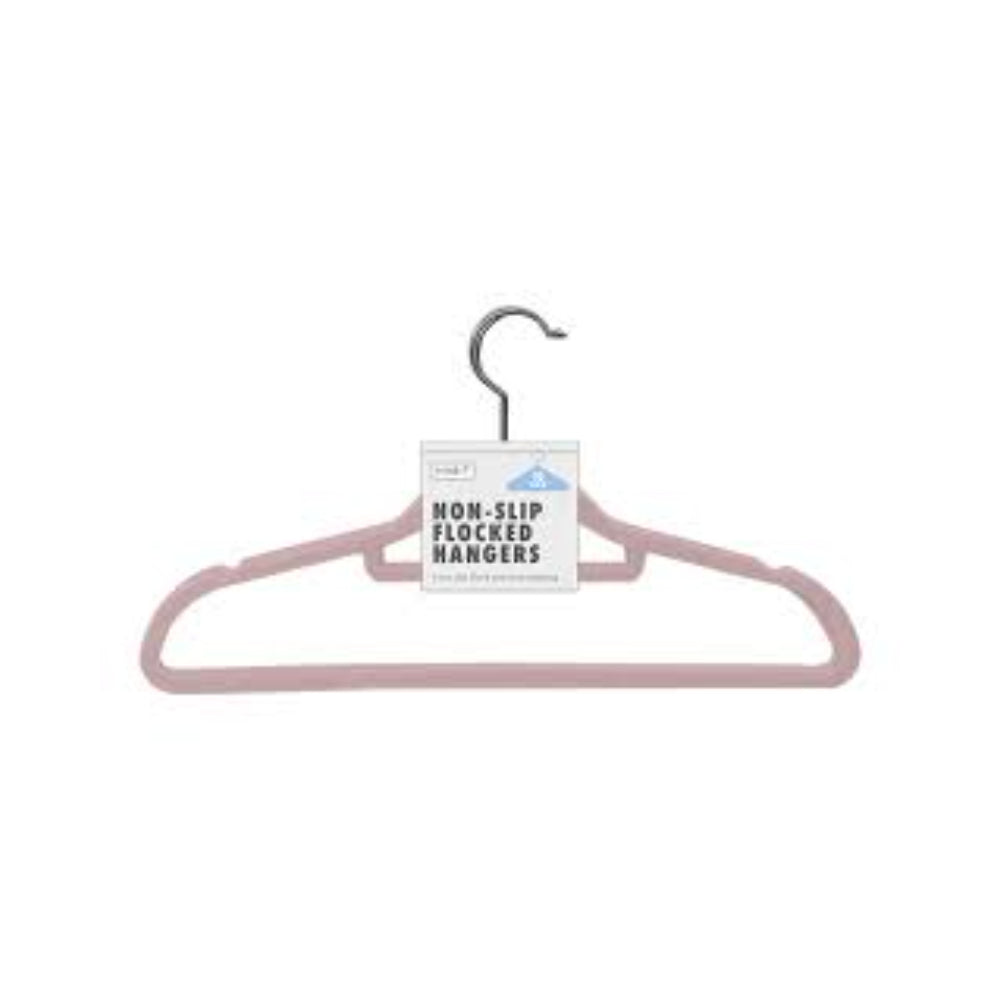 Habit Flocked Non-Slip Hangers | Pack of 10