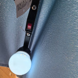 Octagon LED Parasol Dusty Blue | 3m