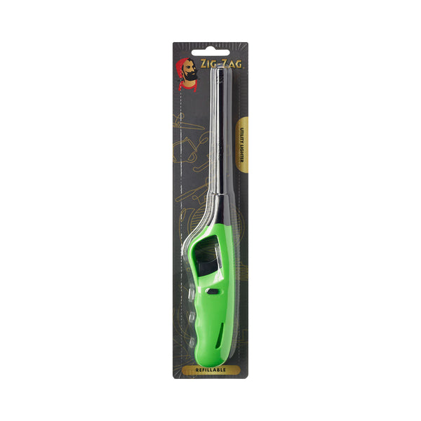 Zig-Zag Utility Lighter | Refillable, Long-Reach, Trigger Ignition