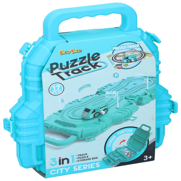 Eddy Toys 2-In-1 Car Track Suitcase | Educational Toy Set