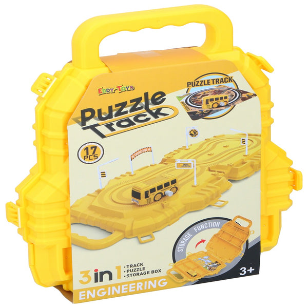 Eddy Toys 2-In-1 Car Track Suitcase | Educational Toy Set