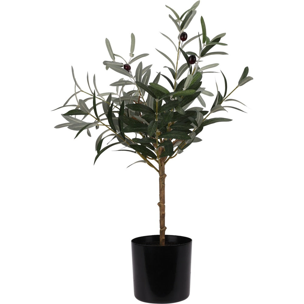 Potted Artificial Olive Tree 66cm | Realistic Faux Plant for Home