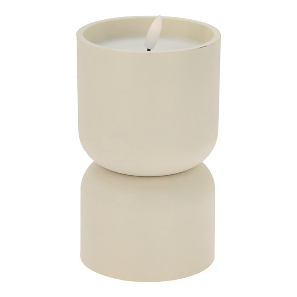 Battery-Operated LED Outdoor Candle | 13cm, 3 Assorted Colours