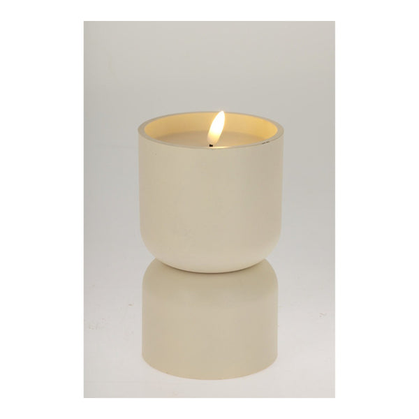 Battery-Operated LED Outdoor Candle | 13cm, 3 Assorted Colours