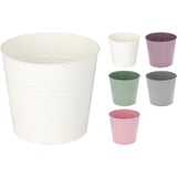 Zinc Flowerpot Assorted Colours 11cm | Indoor Plant Pot