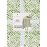 Table Cloth Leaves Print 180x130cm | Water Resistant Design