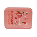Cocktail Design Serving Tray | 3 Assorted Designs, Bright Colours