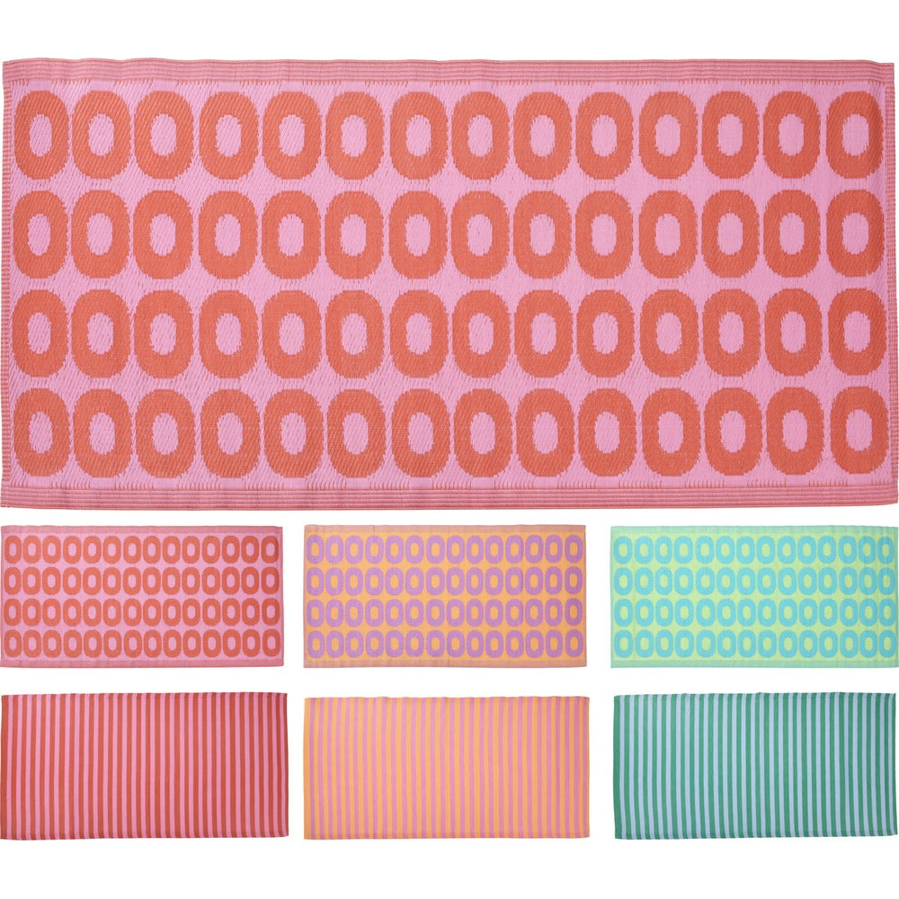 Outdoor Mat 90x180cm | Durable Plastic Floor Mat for Patio