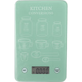 Digital Glass Kitchen Scale with LCD Display | 21.5 x 15cm, Assorted Colours