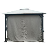 Monaco Steel Gazebo Anthracite Grey | 3 x 3m