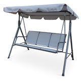 Apollo 3 Seater Swing Chair | 110 x 170 x 153cm | Light Grey