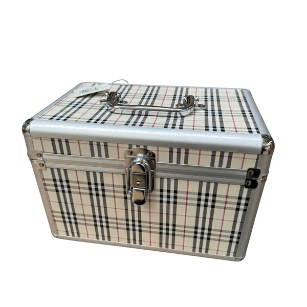 Make Up Case Check w Handle | Compact Storage