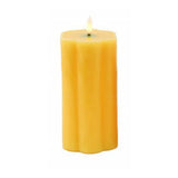 SIL Daisy Shape LED Pillar Candle | 8 x 15cm, Assorted Pastel Colours
