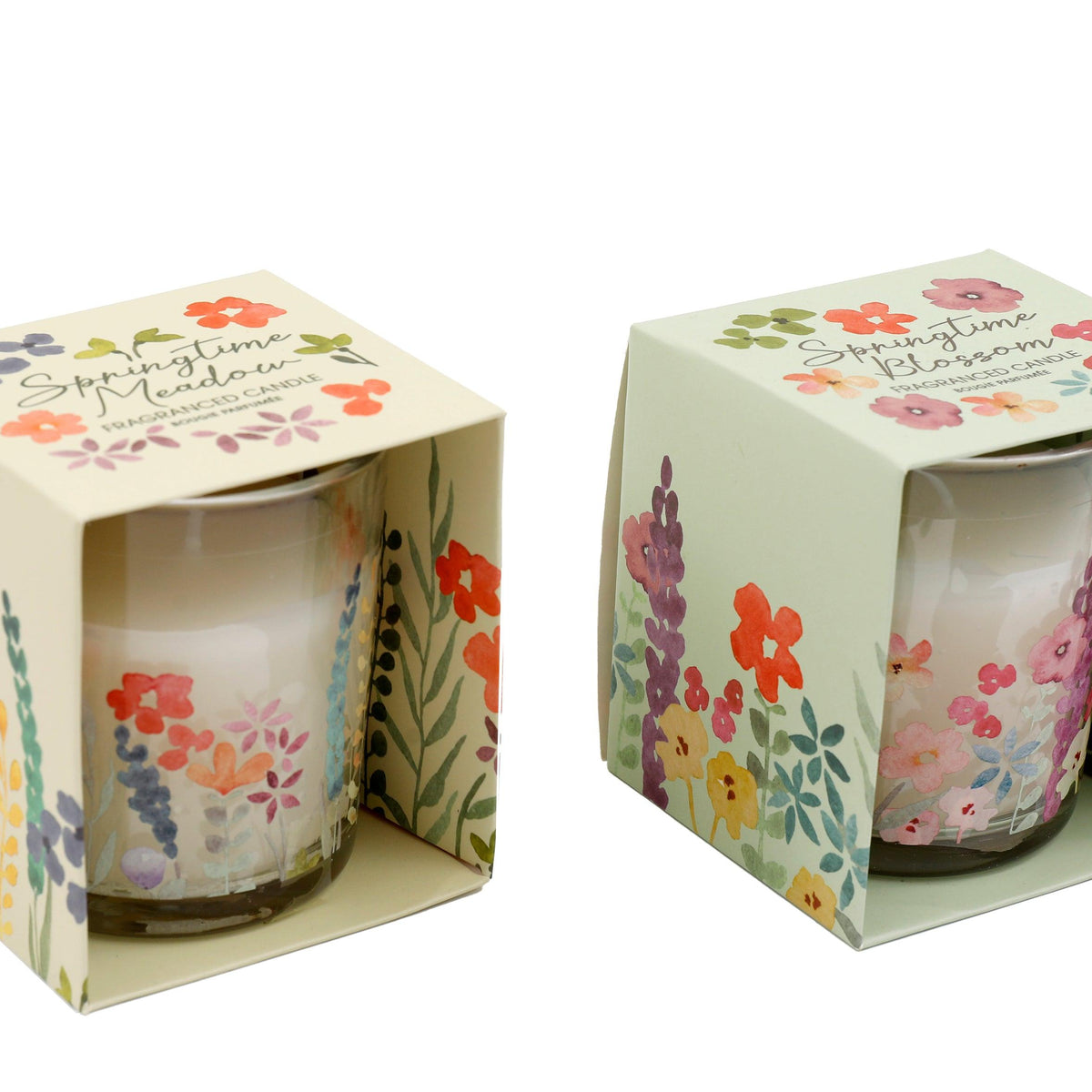 SIL Spring Boxed Candle | 7x7.5cm Floral Design