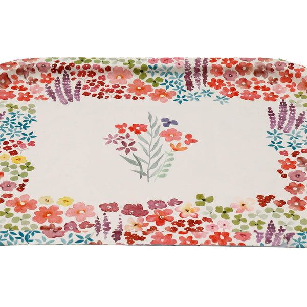 SIL Vibrant Floral Tray | 40.5cm
