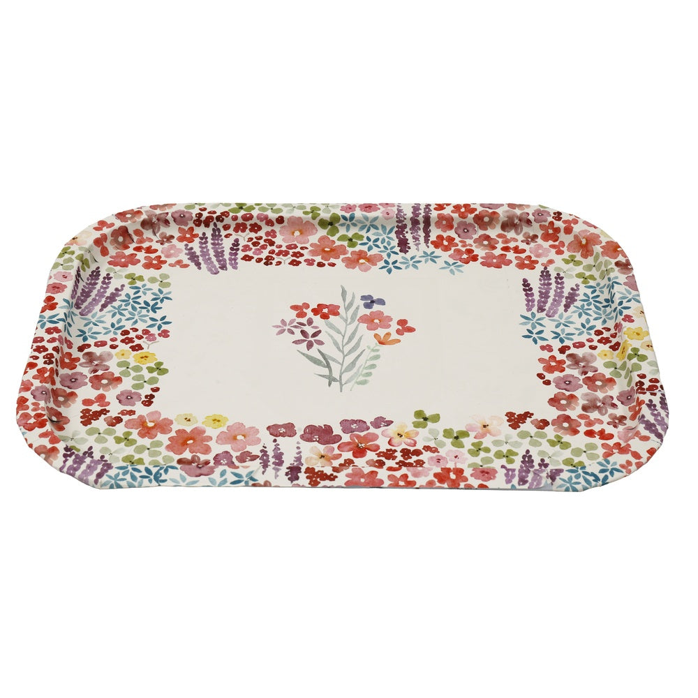 SIL Vibrant Floral Tray - 40.5cm