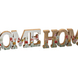 SIL 30cm Floral Printed Home Word Deco | Rustic Wood
