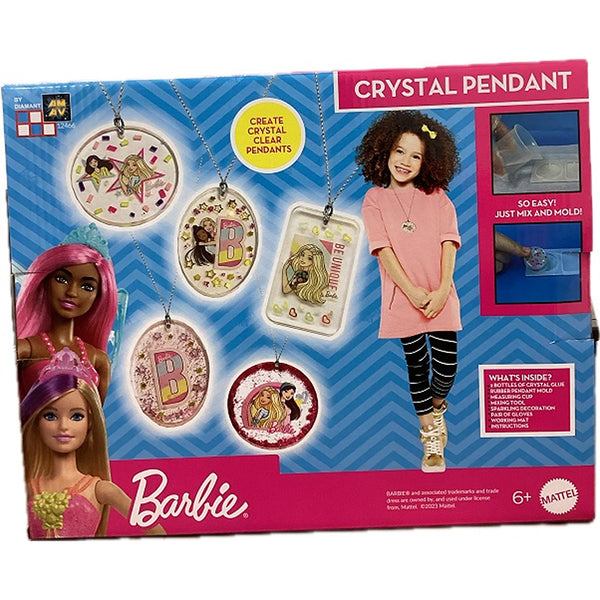 Barbie Crystal Pendant Create Set Jewellery Craft Kit | Pendant Design