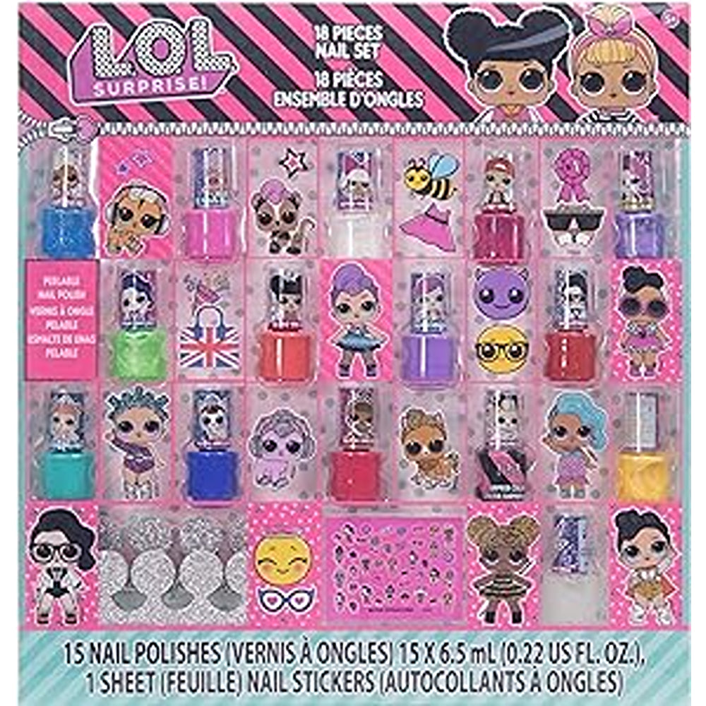 LOL Surprise 18 Piece Nail Polish Set | 18 Pieces