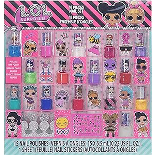 LOL Surprise 18 Piece Nail Polish Set | 18 Pieces