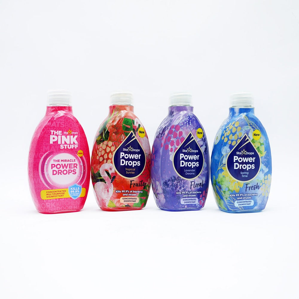 Stardrops Disinfectant Power Drops Concentrate | 250ml, Assorted Scents