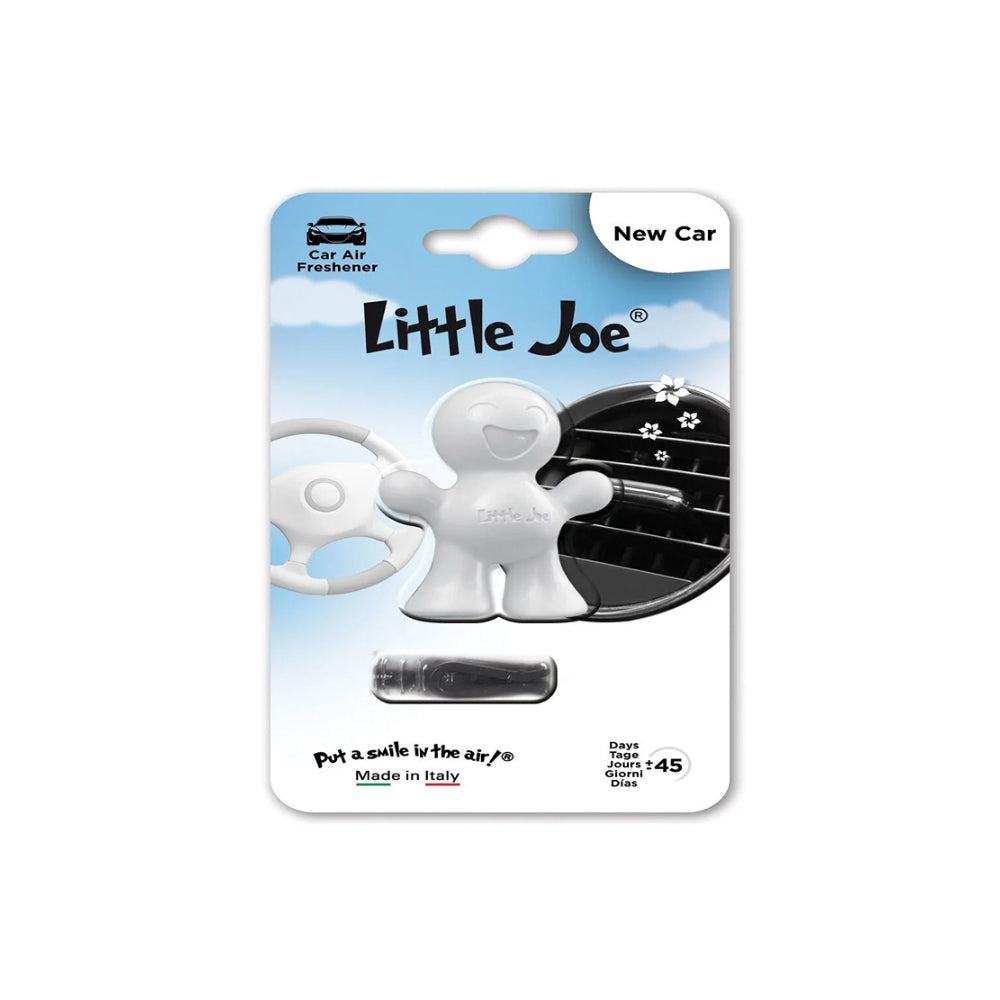 Little Joe New Car Vent Clip Air Freshener | White, Up to 45 Days